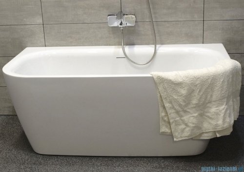 Novoterm Mona wanna wolnostojąca przyścienna 150x75 cm biała MONA150