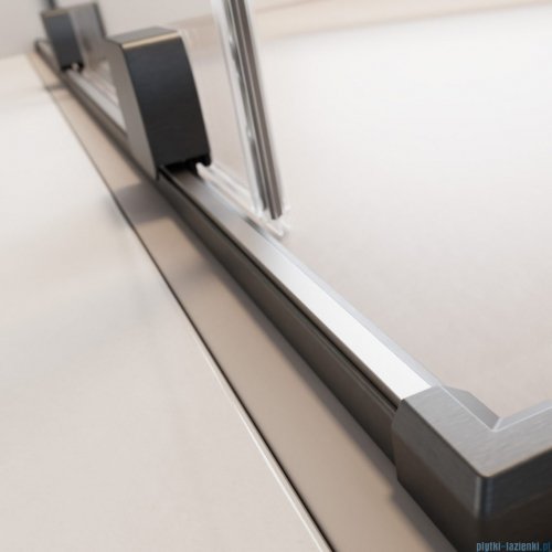 Radaway Furo Kdj Brushed GunMetal kabina 90x110cm prawa szczotkowany grafit 10104472-92-01R/10110430-01-01/10113110-01-01