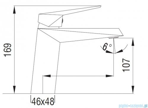 Art Platino Rok bateria umywalkowa chrom ROK-BUN.010C