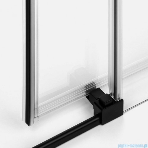 New Trendy Prime Black kabina prostokątna 100x80x200 cm przejrzyste D-0316A/D-0313A