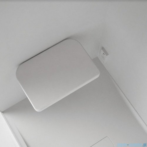 Novellini Skill 2A kabina z hydromasażem lewa jasno szara 100x80 SKIA109SM1F-1AN1