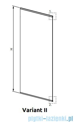 Radaway Modo XL Black kabina Walk-in 100-160×250-300 szkło przejrzyste 10mm 389409-54-01