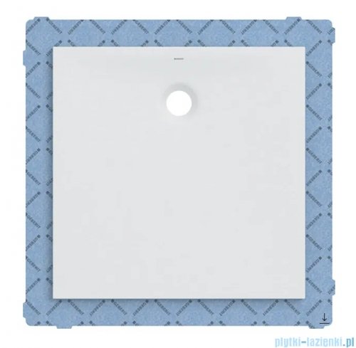Geberit brodzik Olona 120x120cm z włókniną uszczelniającą biały 550.903.00.1