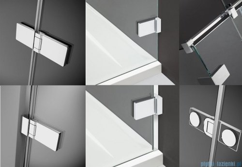 Radaway Arta Kdj I kabina 100x100cm prawa szkło przejrzyste + brodzik Doros C + syfon