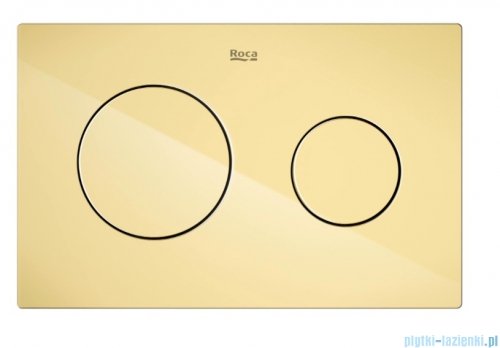 Roca Duplo One PL10 przycisk spłukujący podwójny Gold  A8901890G0