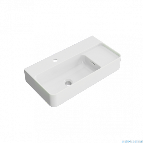 Excellent Ness Umywalka nablatowa/wisząca prostokątna 60x31 cm z otworem na baterię CENL.3519.600.WH
