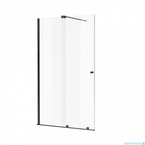 Excellent Ortigo Walk-in kabina prysznicowa 140x200 cm, czarny mat KAEX.5012.K.1400.BL