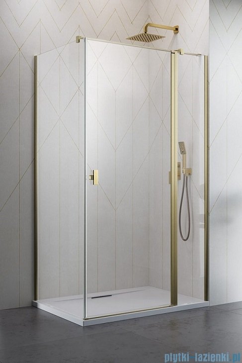 Radaway Nes Kdj II Brushed Gold kabina 90x70cm prawa szczotkowane złoto 10032090-99-01R/10039070-01-01