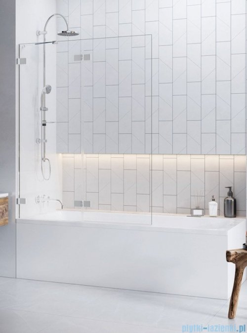 Radaway Euphoria Pnd parawan nawannowy 130cm lewy szkło przejrzyste 10008130-01-01L