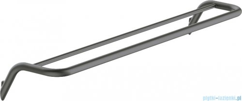Deante SILIA Wieszak na ręcznik podwójny ścienny titanium ADI_D631