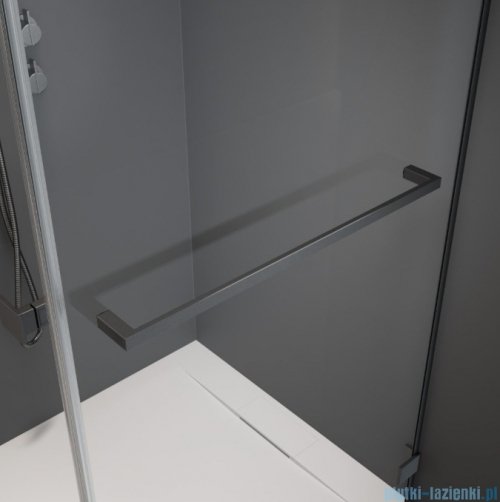 Radaway Idea DWJ Brushed GunMetal drzwi wnękowe 130cm lewe szczotkowany grafit 387017-92-01L