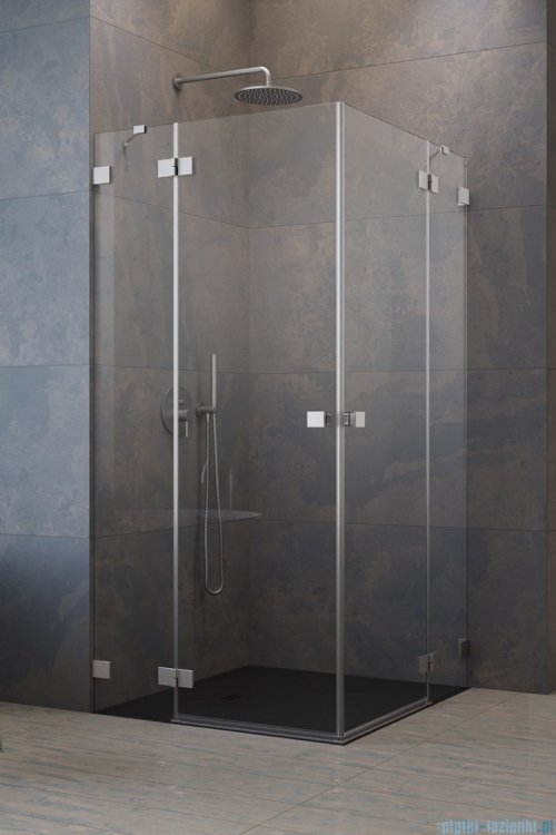 Radaway Essenza Pro Brushed Nickel Kdd kabina 80x80cm szczotkowany nikiel 10096080-91-01L/10096080-91-01R 