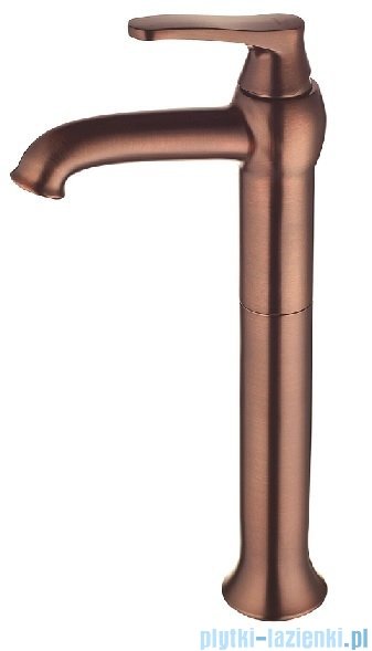 Omnires Art Deco bateria umywalkowa wysoka miedź antyczna AD5112ORB