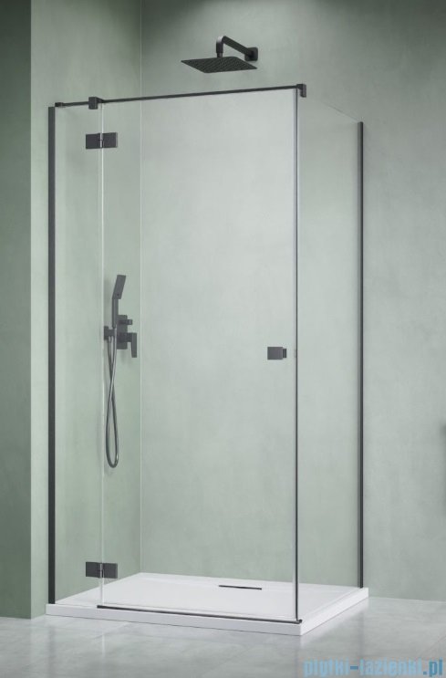 Radaway Essenza 8 Brushed GunMetal Kdj kabina 90x110cm lewa szczotkowany grafit 10480612-01-01L/10470237-92-01L/10113110-01-01