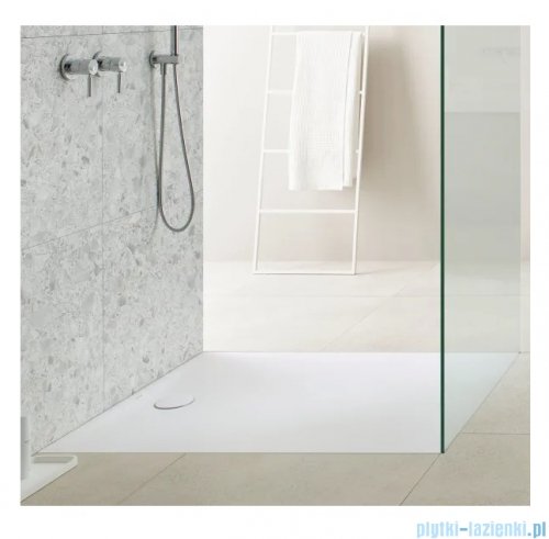 Geberit brodzik Olona 160x80cm z włókniną uszczelniającą biały 550.923.00.1