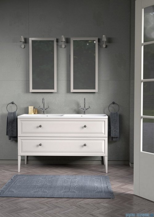 Oristo Montebianco lustro w ramie 60x80cm piaskowy mat OR47-L-RAOO-60-10