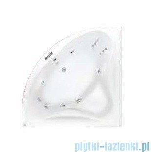 Poolspa Wanna symetryczna FRANCJA XL 150x150 + hydromasaż Smart 1 PHSH710ST1C0000