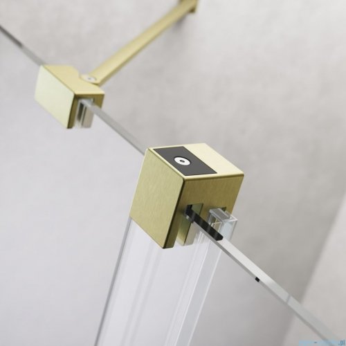 Radaway Furo Brushed Gold DWJ drzwi prysznicowe 90cm lewe szczotkowane złoto 10107472-99-01L/10110430-01-01