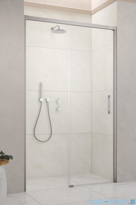 Radaway Idea DWJ Brushed Nickel drzwi wnękowe 140cm lewe szczotkowany nikiel 387018-91-01L