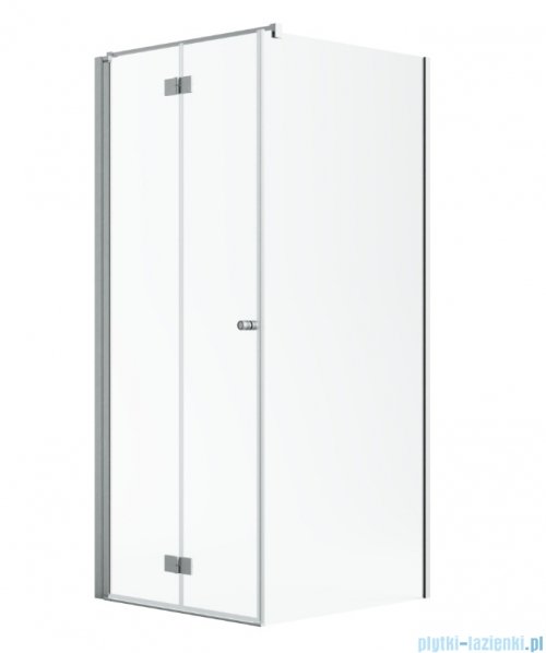Radaway Nes Kdj B Brushed Nickel kabina 90x70cm lewa szczotkowany nikiel 10025090-91-01L/10039070-01-01