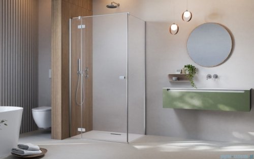 Radaway Fuenta Kdj kabina 100x120cm lewa chrom połysk szkło przejrzyste 1384040-01-01L/1384054-01-01