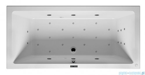 Riho Lusso wanna prostokąta 180x90cm z hydromasażem BLISS lewa B026005005