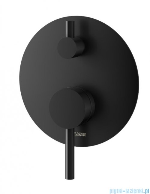 Kohlman Axel podtynkowa bateria wannowa czarny mat QW211AB