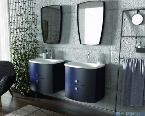 Oristo Louis szafka z umywalką 61x55x47 granatowy mat OR50-SD2S-62-14/UME-LU-62-92