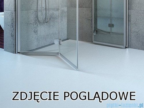 Radaway Idea Kdj Brushed Nickel kabina 100x90cm lewa szczotkowany nikiel 387040-91-01L/387050-91-01R