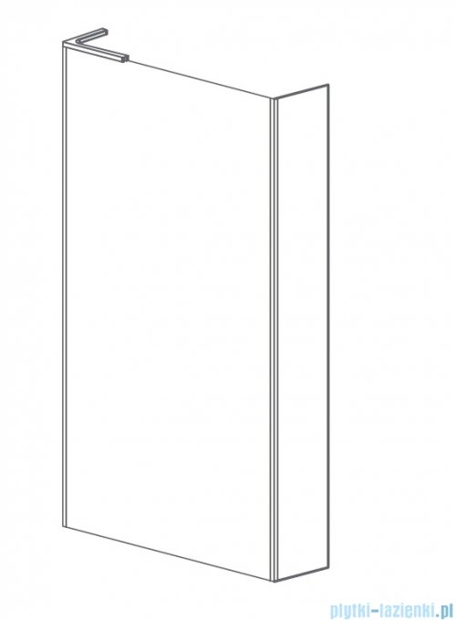 Radaway Modo SL II kabina Walk-in 110x200 lewa szkło przejrzyste 10319114-01-01L