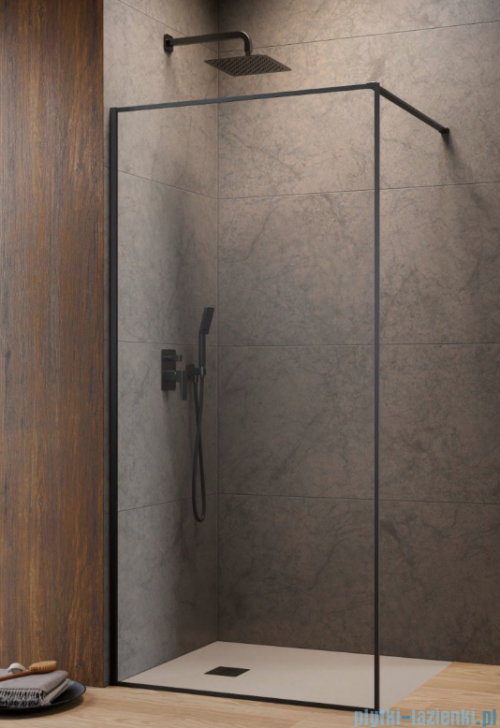 Radaway Modo F II Brushed GunMetal kabina Walk-in 150x2010cm Szczotkowany Grafit szkło przejrzyste 10409154-92-01