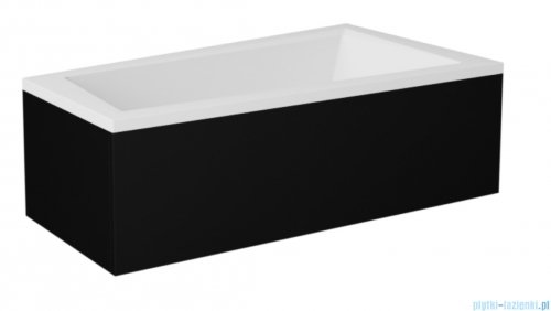 Besco Intima 160x90cm obudowa wanny CZARNY mat lewa/prawa OAIT-160-NSC