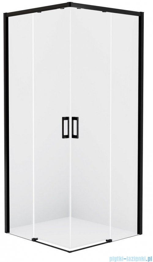 New Trendy Prime Black kabina prostokątna 70x80x200 cm przejrzyste D-0350A/D-0313A