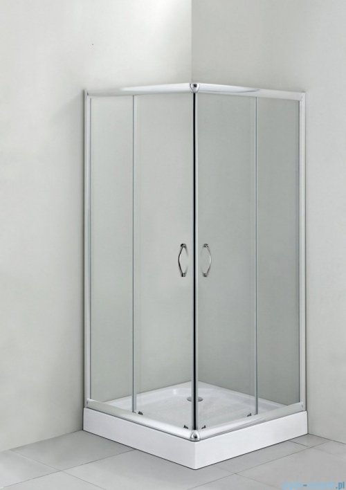 Deante Funkia kabina kwadratowa 80x80x185 cm szronione KYC 642K