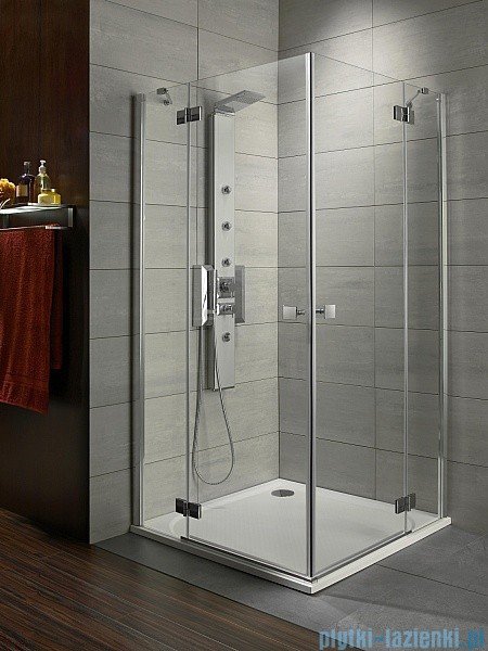 Radaway Kabina prysznicowa Almatea Kdd 80x90 szkło brązowe