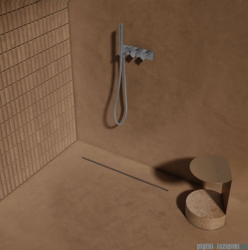 Schedpol Schedline Thin Flow Black odpływ liniowy bez maskownicy 110x1,2cm SOLBV1-110012C