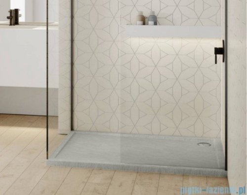 Schedpol Schedline Sharper Cement Stone brodzik prostokątny 90x120x4,5cm 3S.S1P-90120/CT/ST