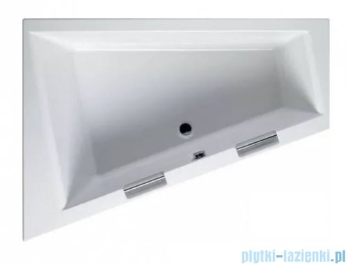 Riho Doppio wanna asymetryczna 180x130cm z hydromasażem Boss prawa BA90-WNPLBS-P