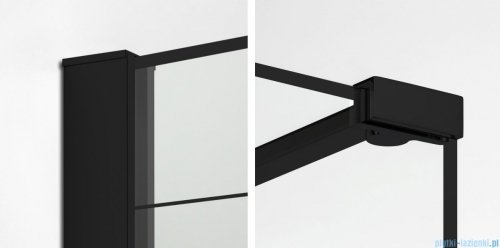 New Trendy New Modus Black Walk-In 150x100x200cm przejrzyste EXK-0123