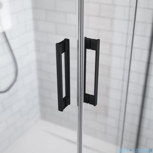 Radaway Idea Black 8 Dwj drzwi wnękowe 120cm lewe szkło przejrzyste 10330620-54-01L/10350553-01-01