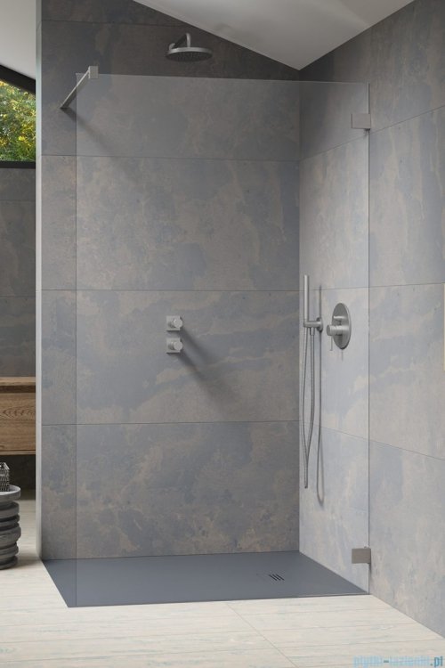 Radaway Essenza Pro Brushed Nickel 90x200 kabina Walk-in szczotkowany nikiel 10103090-91-01  