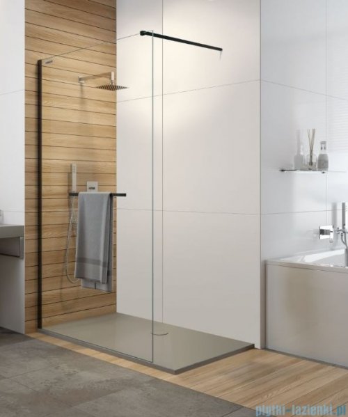 Sanplast Free Line II P/FREEII Kabina walk-in 120x200 cm czarny matowy 600-261-0460-59-401