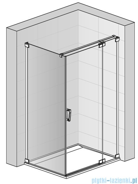 SanSwiss Cadura White Line ścianka boczna 70x200cm profile biały mat CAT10700907