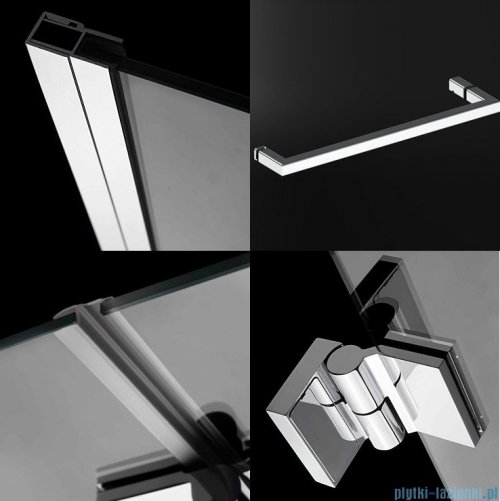 Radaway Carena Kdj Kabina prostokątna 120x80 prawa szkło przejrzyste 34442-01-01NR