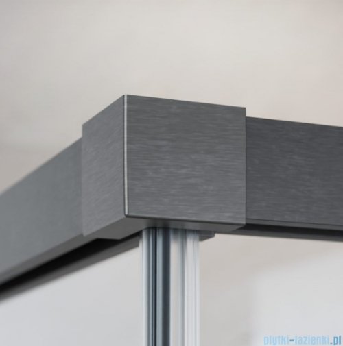 Radaway Idea DWJ Brushed GunMetal drzwi wnękowe 140cm lewe szczotkowany grafit 387018-92-01L
