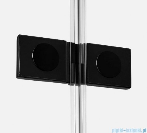 New Trendy Avexa Black kabina prostokątna 100x80x200 cm przejrzyste lewa EXK-1586
