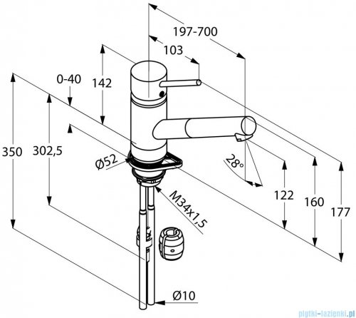 Kludi Scope Jednouchwytowa bateria kuchenna DN 8 chrom 339310575