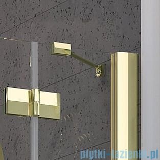 Radaway Almatea Kdd Gold kabina prysznicowa 100x90 szkło brązowe 32182-09-08N