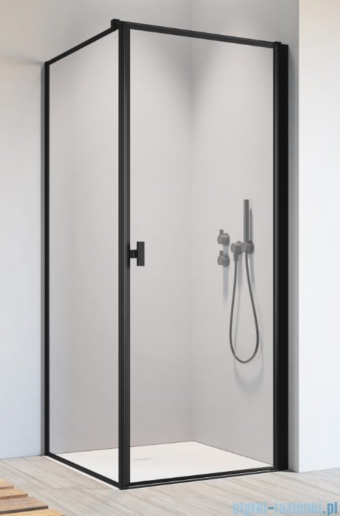 Radaway Nes Black Kdj I Frame kabina 100x75cm prawa,  industrialny, loft