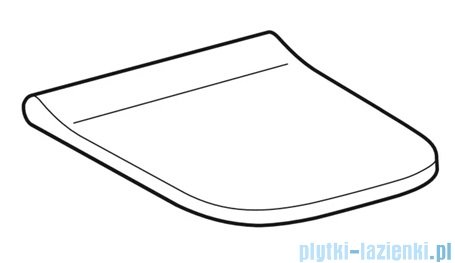 Geberit Selnova Smyle Square Slim Deska sedesowa 500238011
